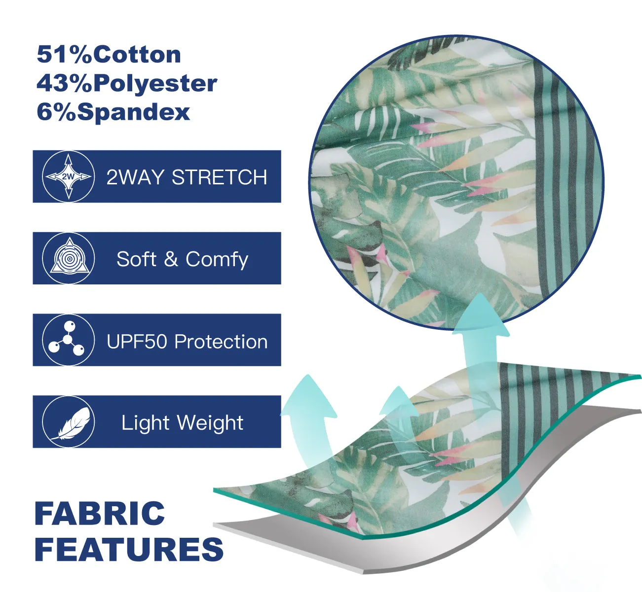 Men's 9" Fashion Stretch BoardShorts With Soft Fabric