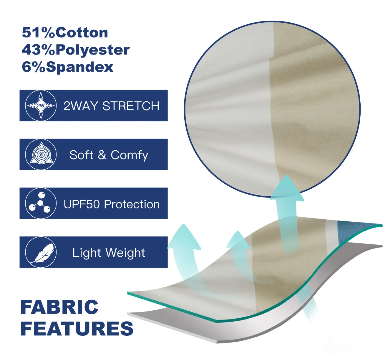 Men's 9" Fashion Stretch BoardShorts With Soft Fabric