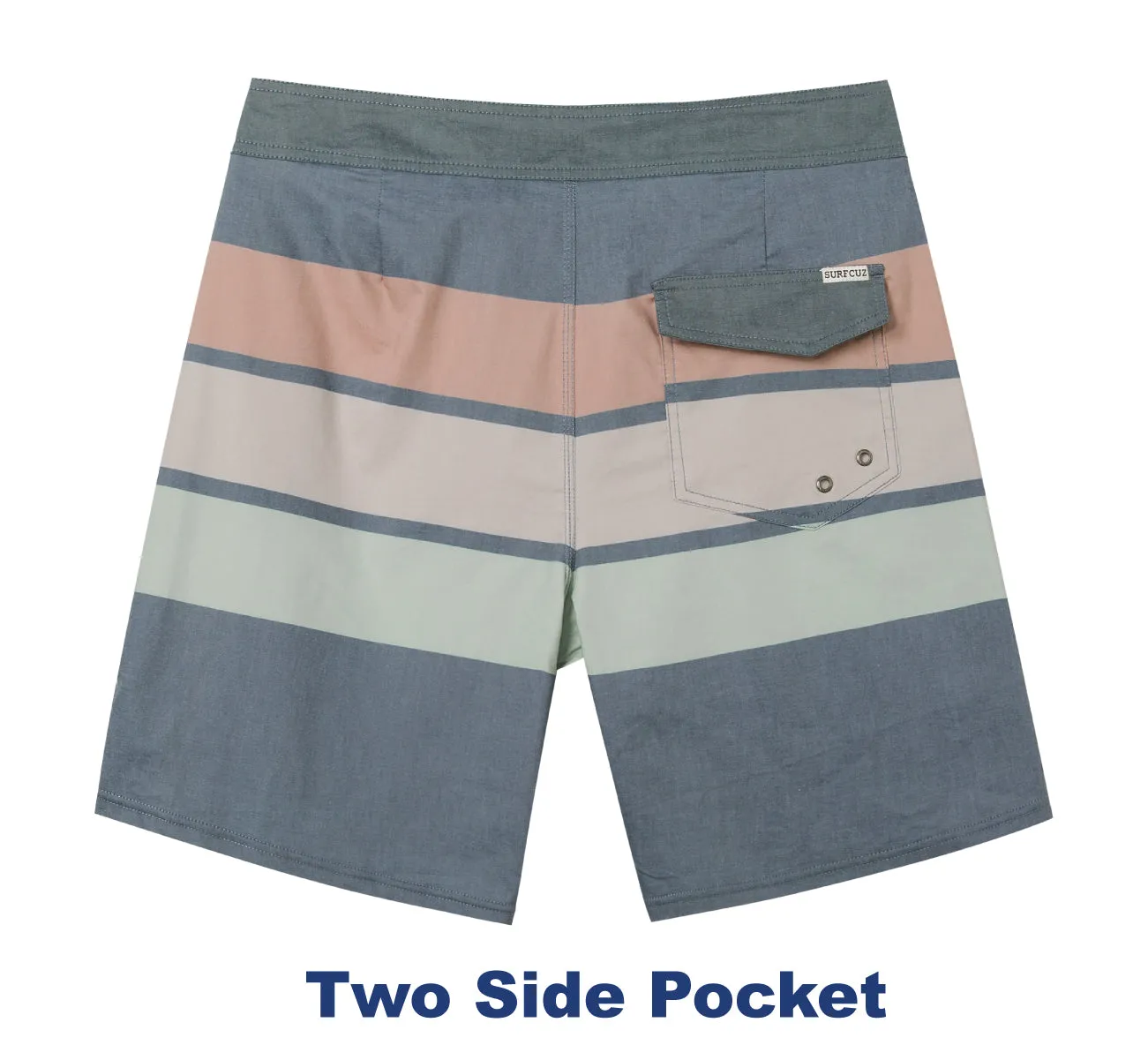 Men's 9" Fashion Stretch BoardShorts With Soft Fabric