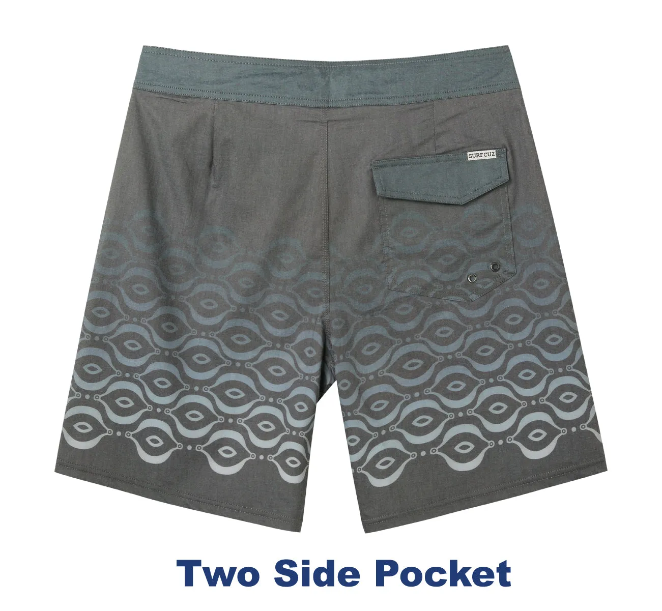 Men's 9" Fashion Stretch BoardShorts With Soft Fabric