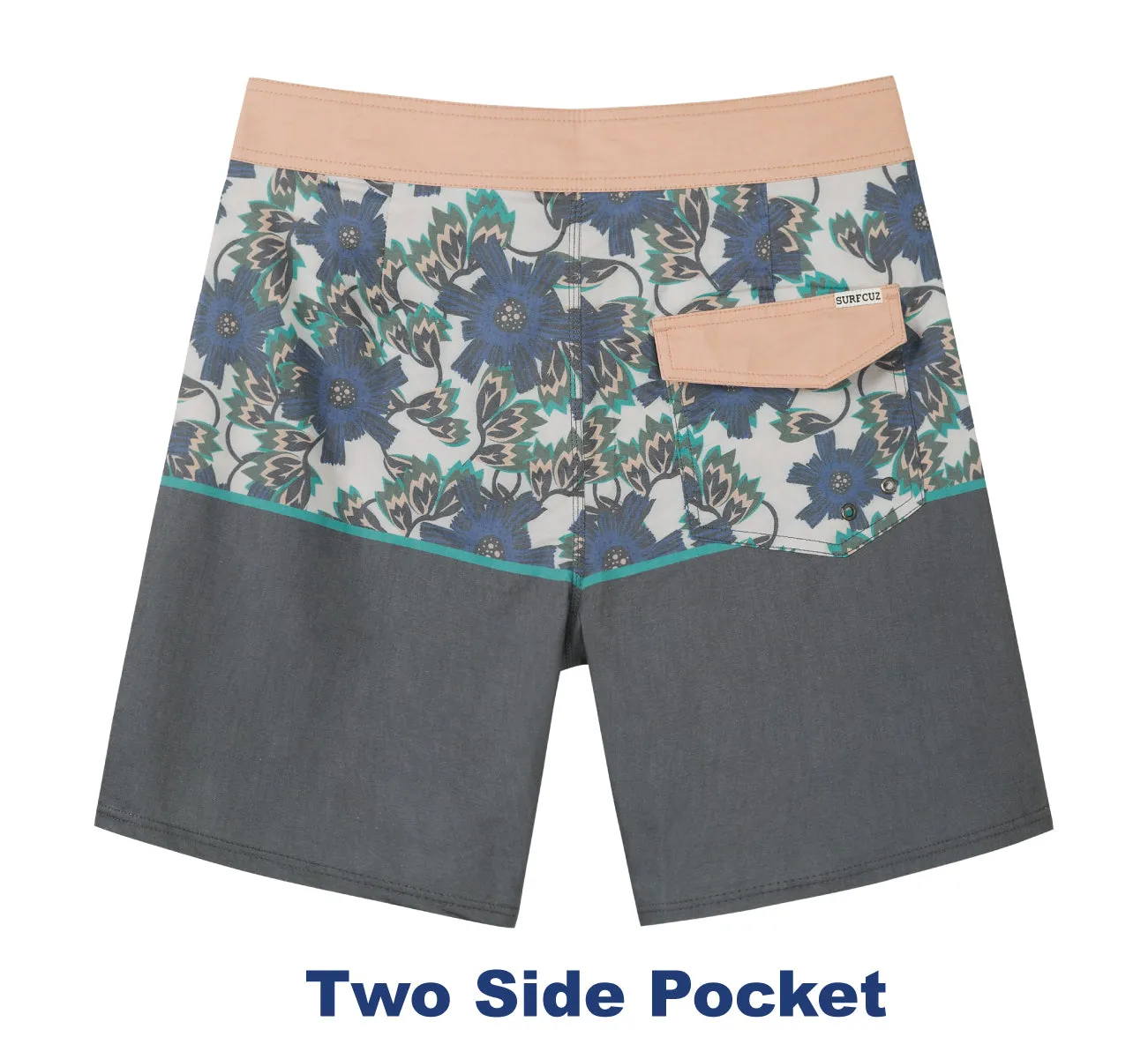 Men's 9" Fashion Stretch BoardShorts With Soft Fabric