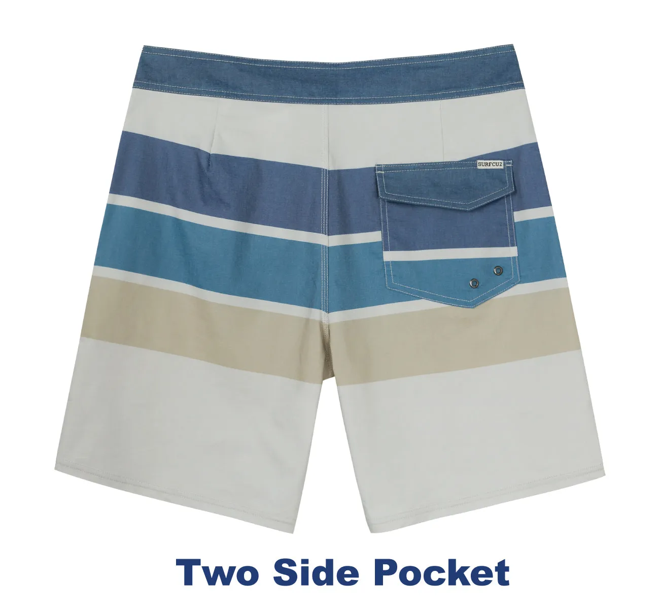 Men's 9" Fashion Stretch BoardShorts With Soft Fabric