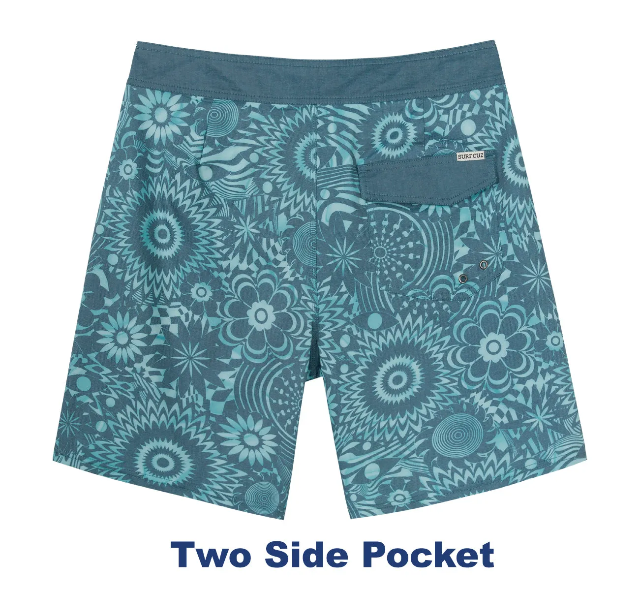 Men's 9" Fashion Stretch BoardShorts With Soft Fabric