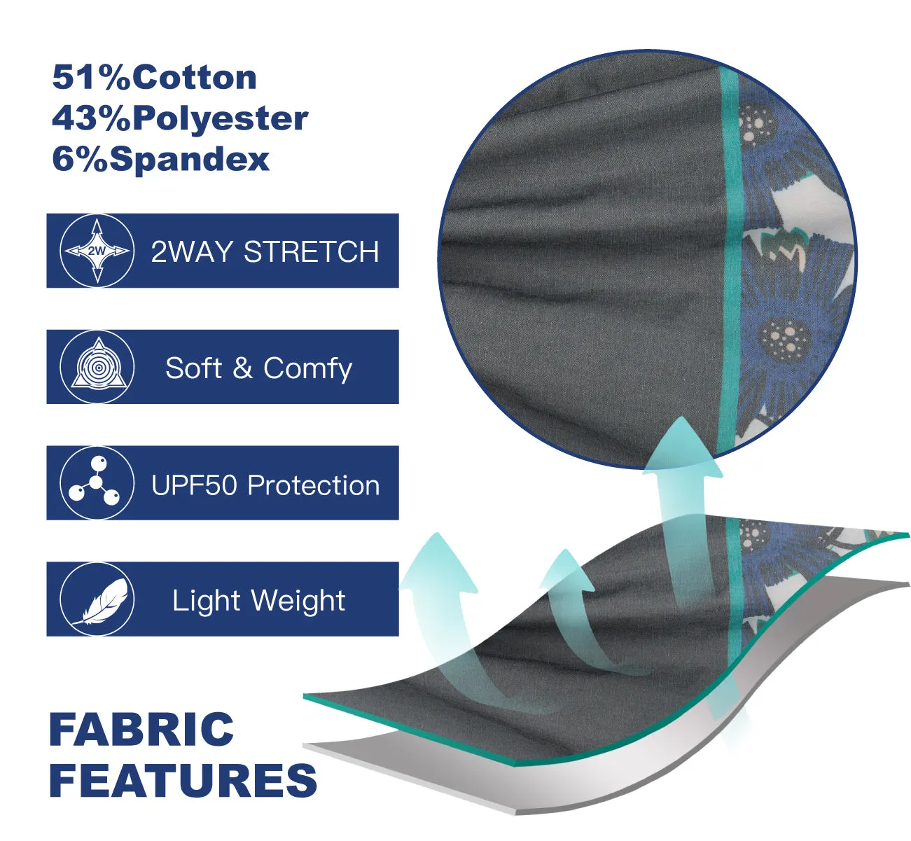 Men's 9" Fashion Stretch BoardShorts With Soft Fabric