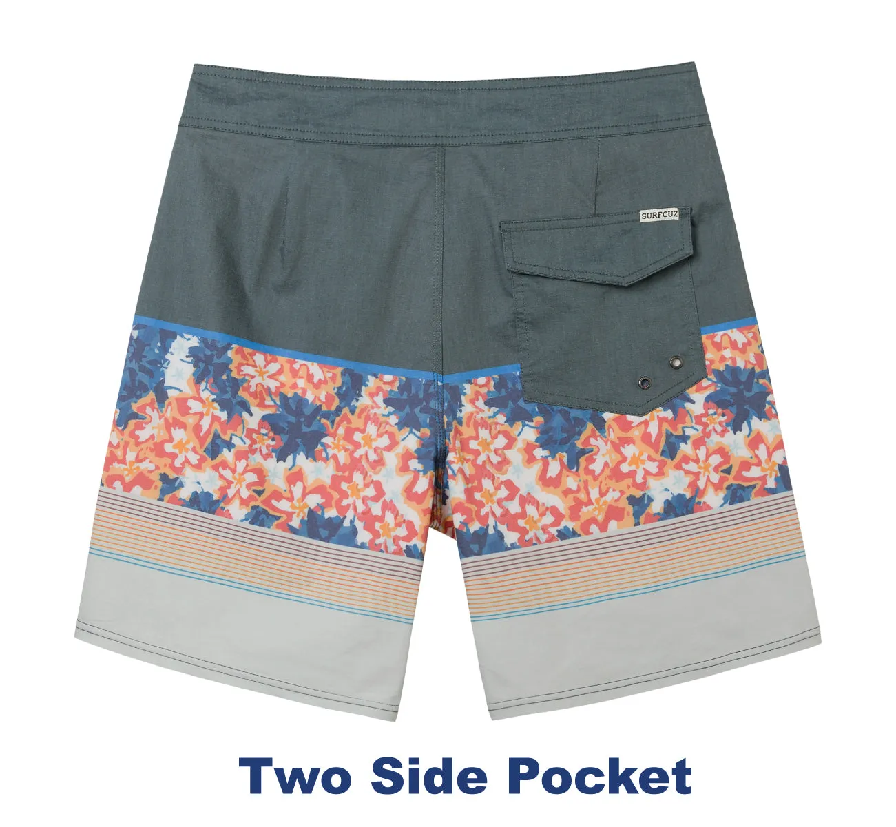 Men's 9" Fashion Stretch BoardShorts With Soft Fabric