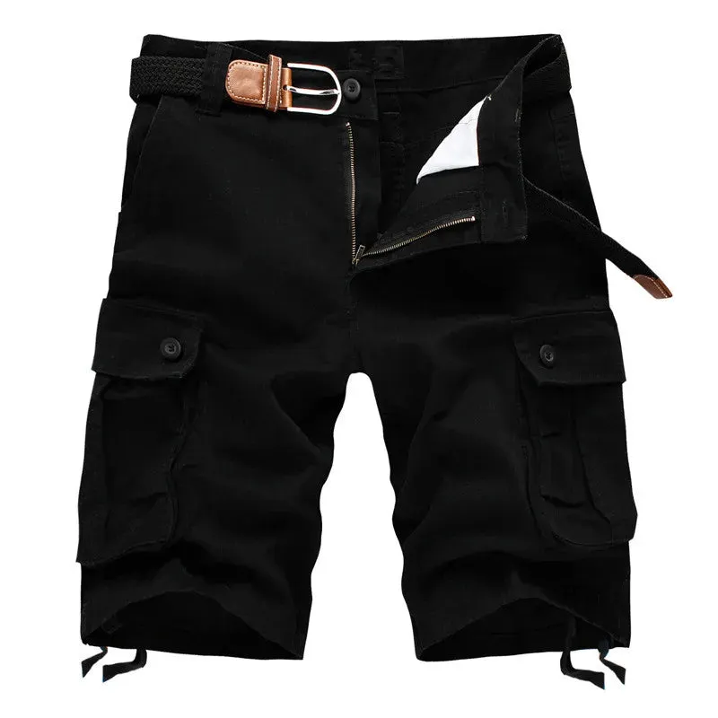 Men's Cotton Cargo Shorts – Relaxed Fit