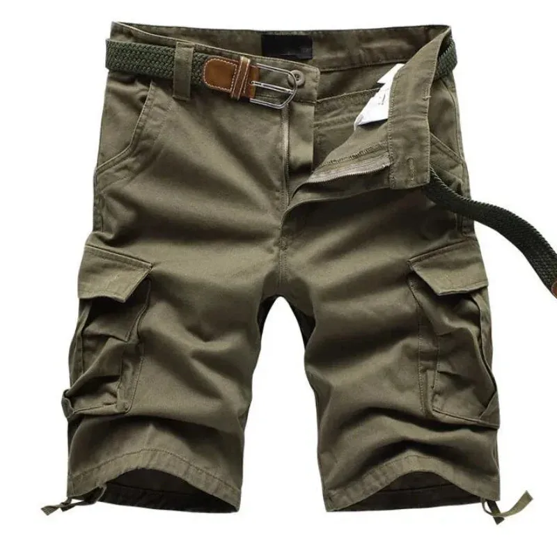 Men's Cotton Cargo Shorts – Relaxed Fit
