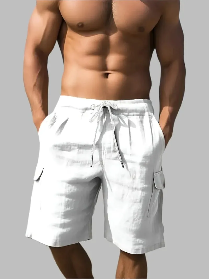 Men's Liam Stylish Linen Shorts