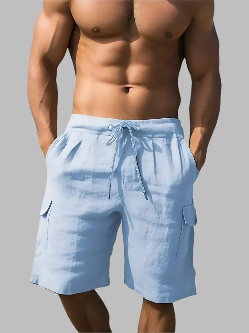 Men's Liam Stylish Linen Shorts