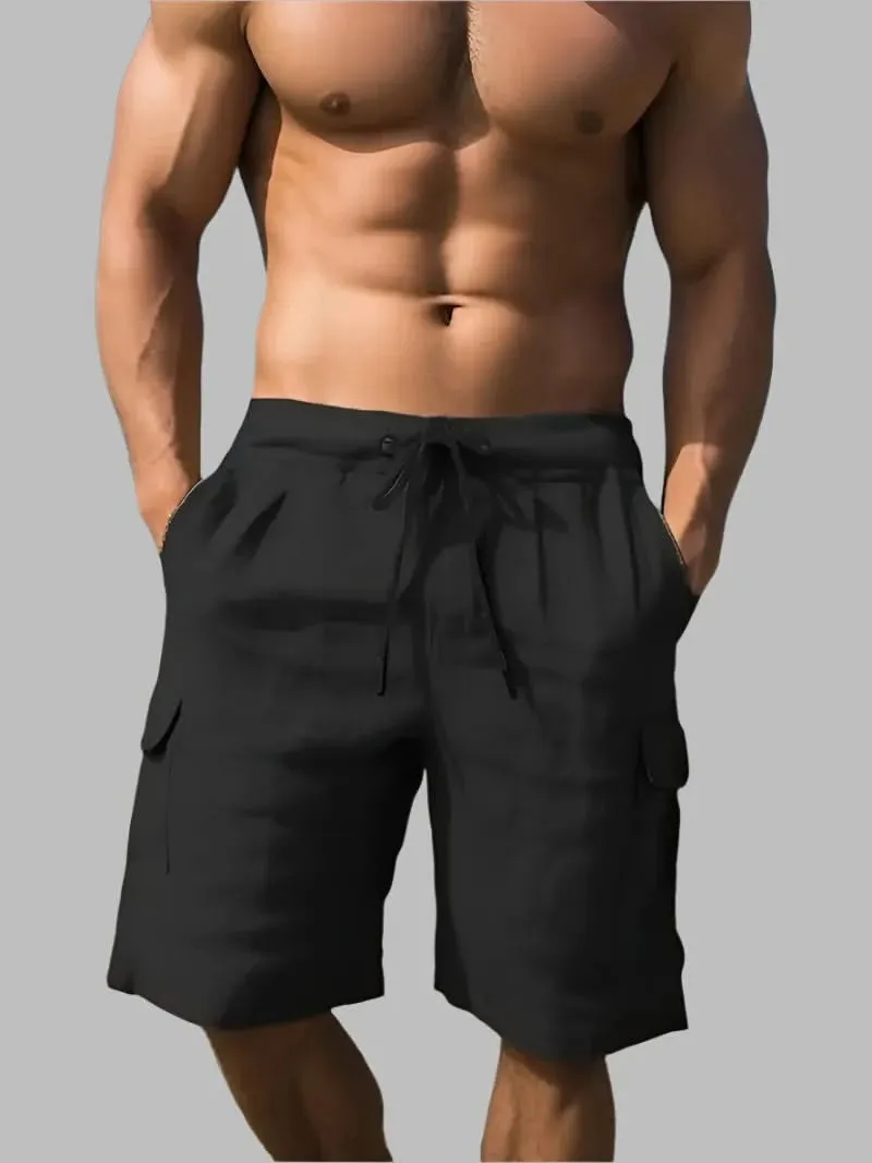 Men's Liam Stylish Linen Shorts
