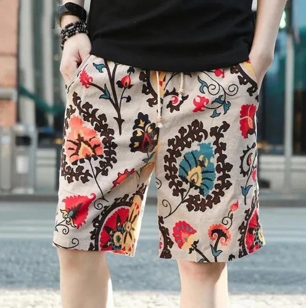 Men's Linen Beach Shorts – Effortless Style for Sunny Days