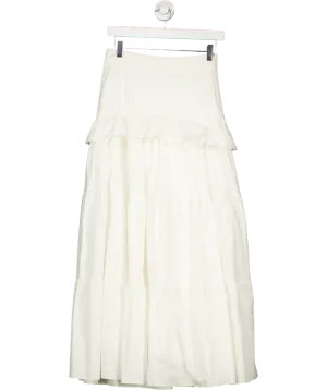 Mergim White Skirt UK 8