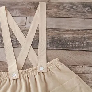 Mferlier Summer Womens Skirts Elastic Waist Removable Strap Two Front Pocket Cotton Linen Artsy Female Casual Skirts