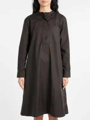 MHL Collarless Swing Dress