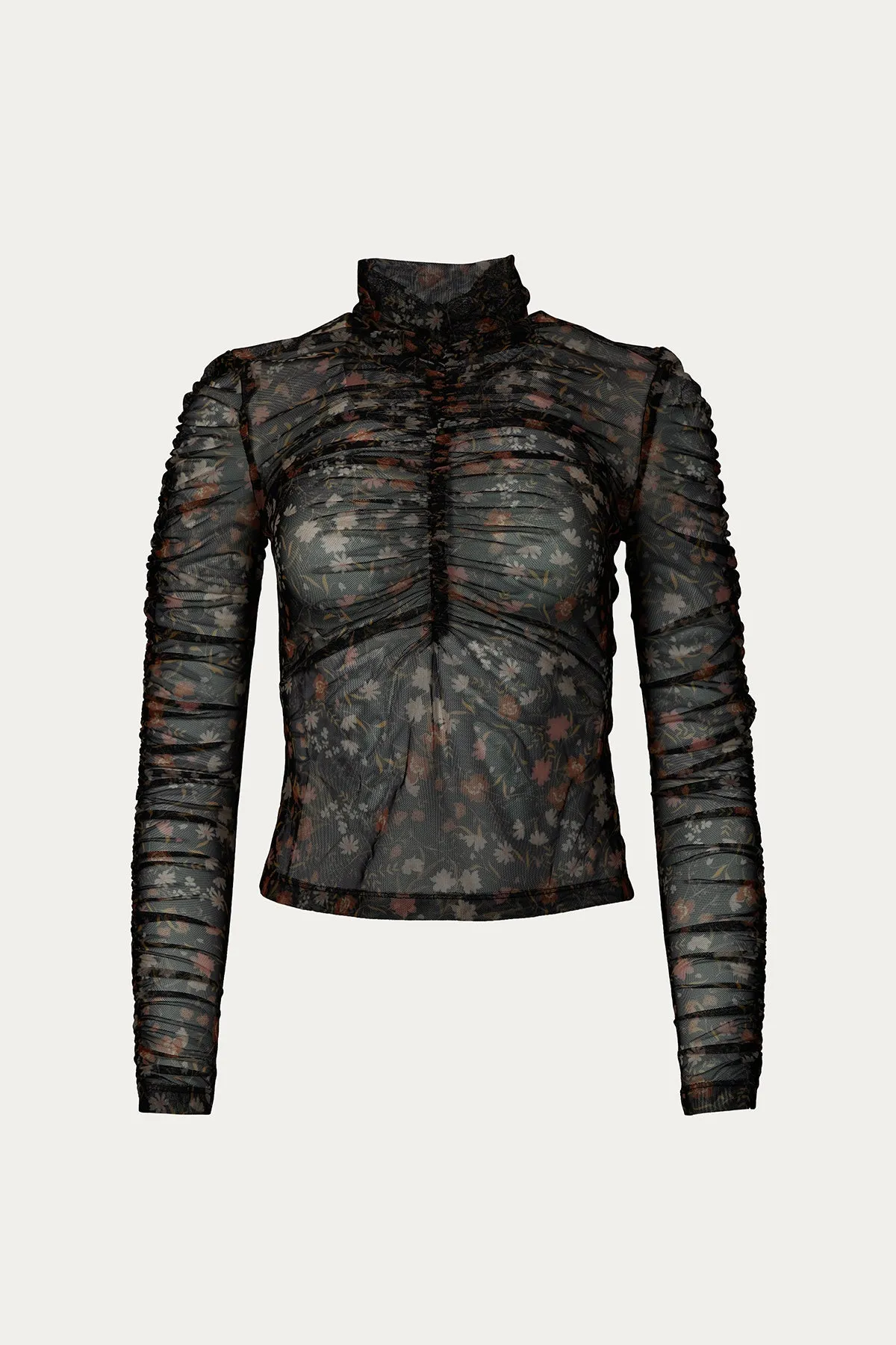 MIDNIGHT FAUNA LONG SLEEVE TOP