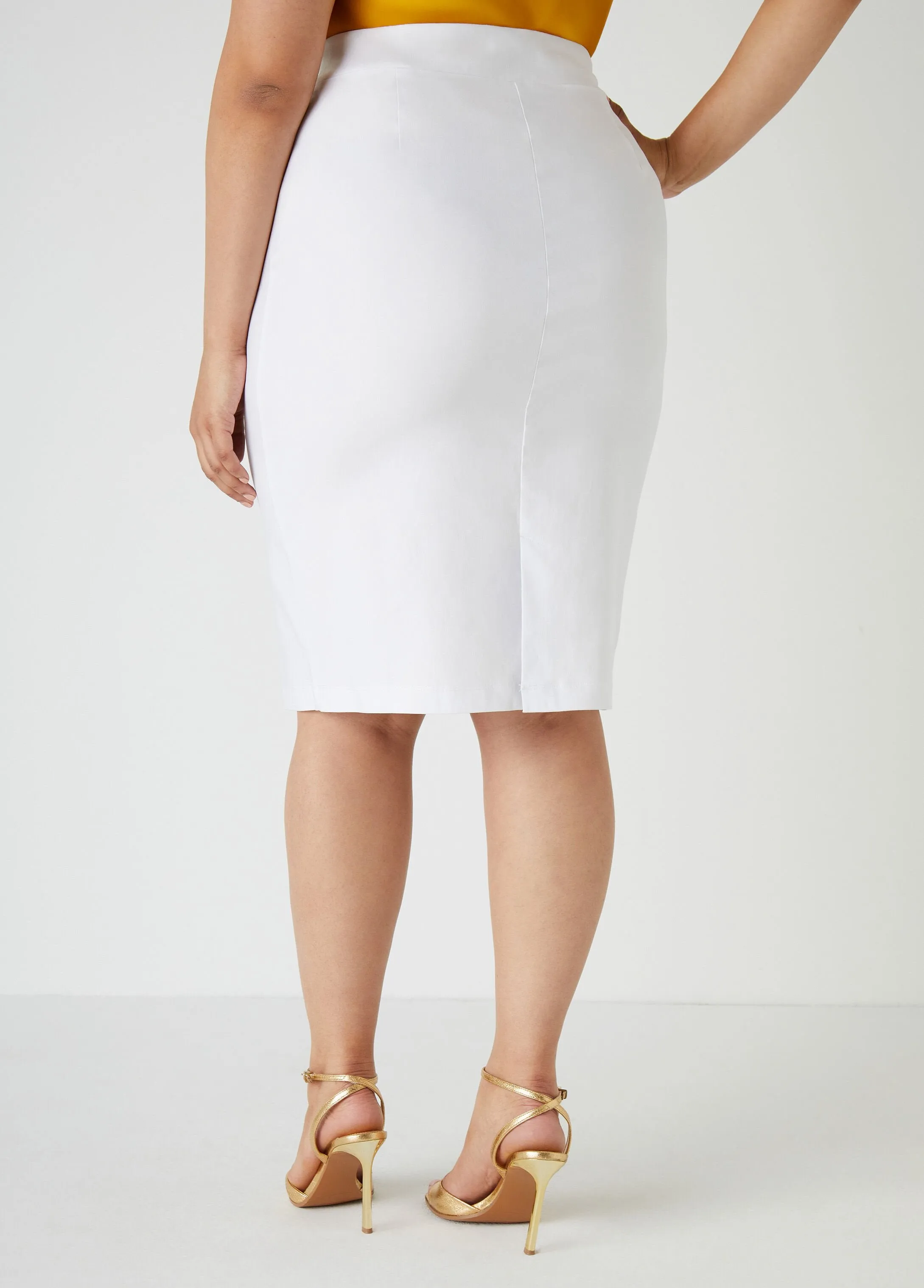 Millenium Twill Pencil Skirt