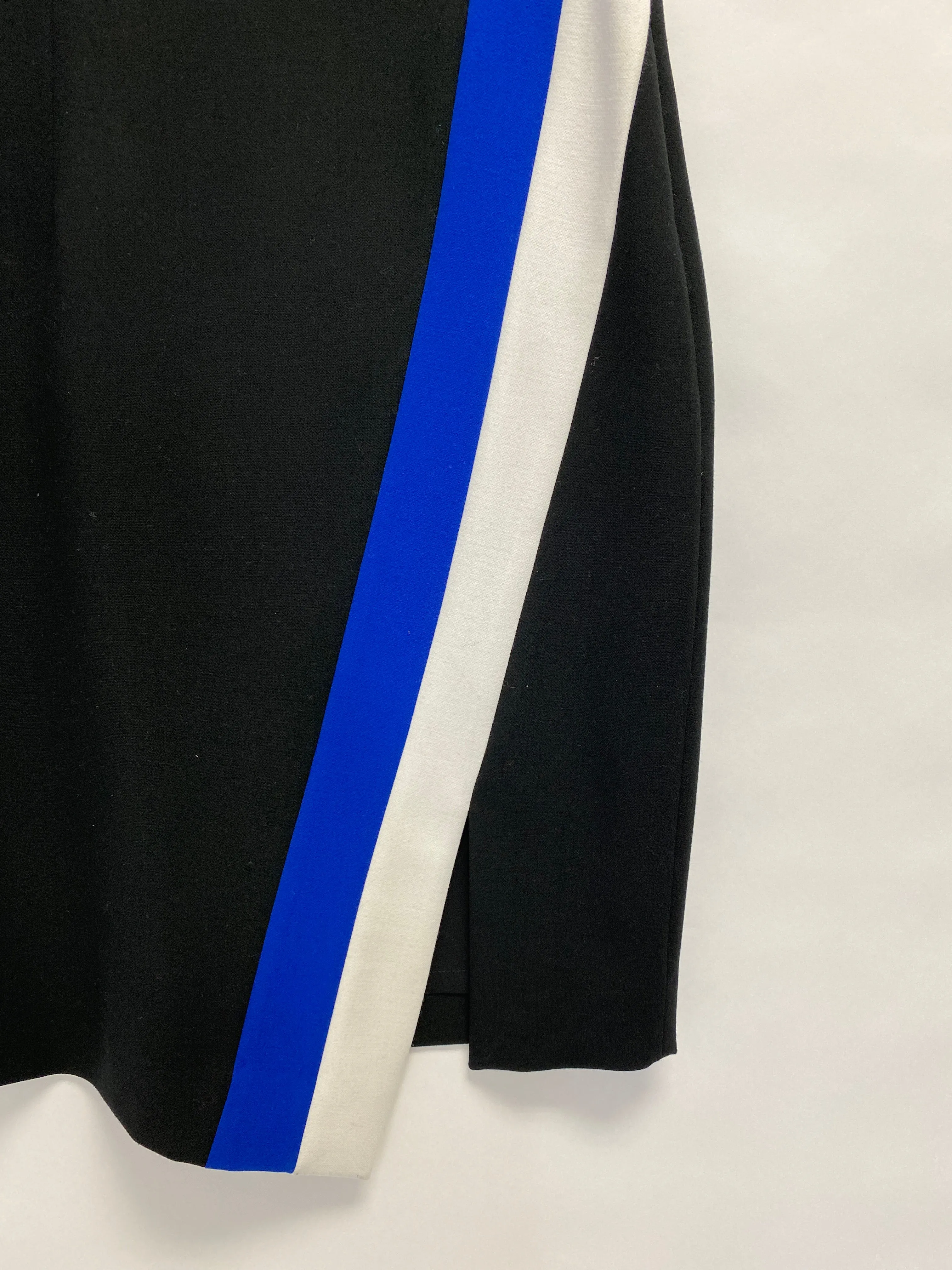 MILLY Black, White and Royal Blue Skirt
