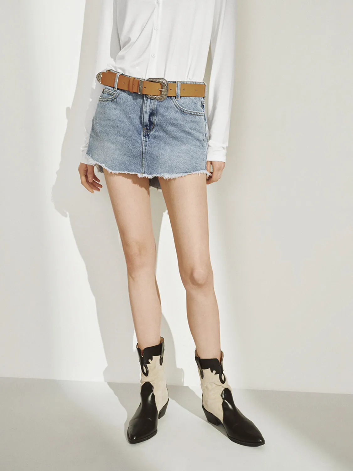 Mini Denim Skirts