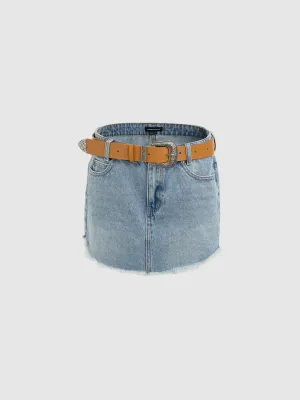 Mini Denim Skirts