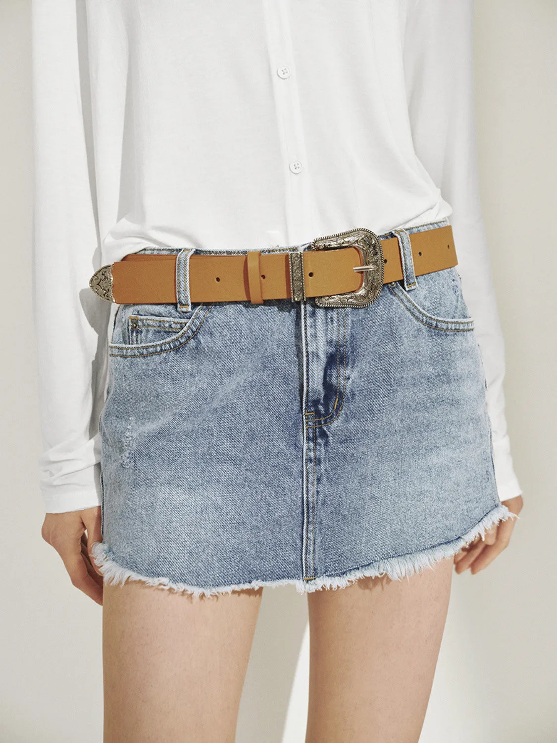 Mini Denim Skirts