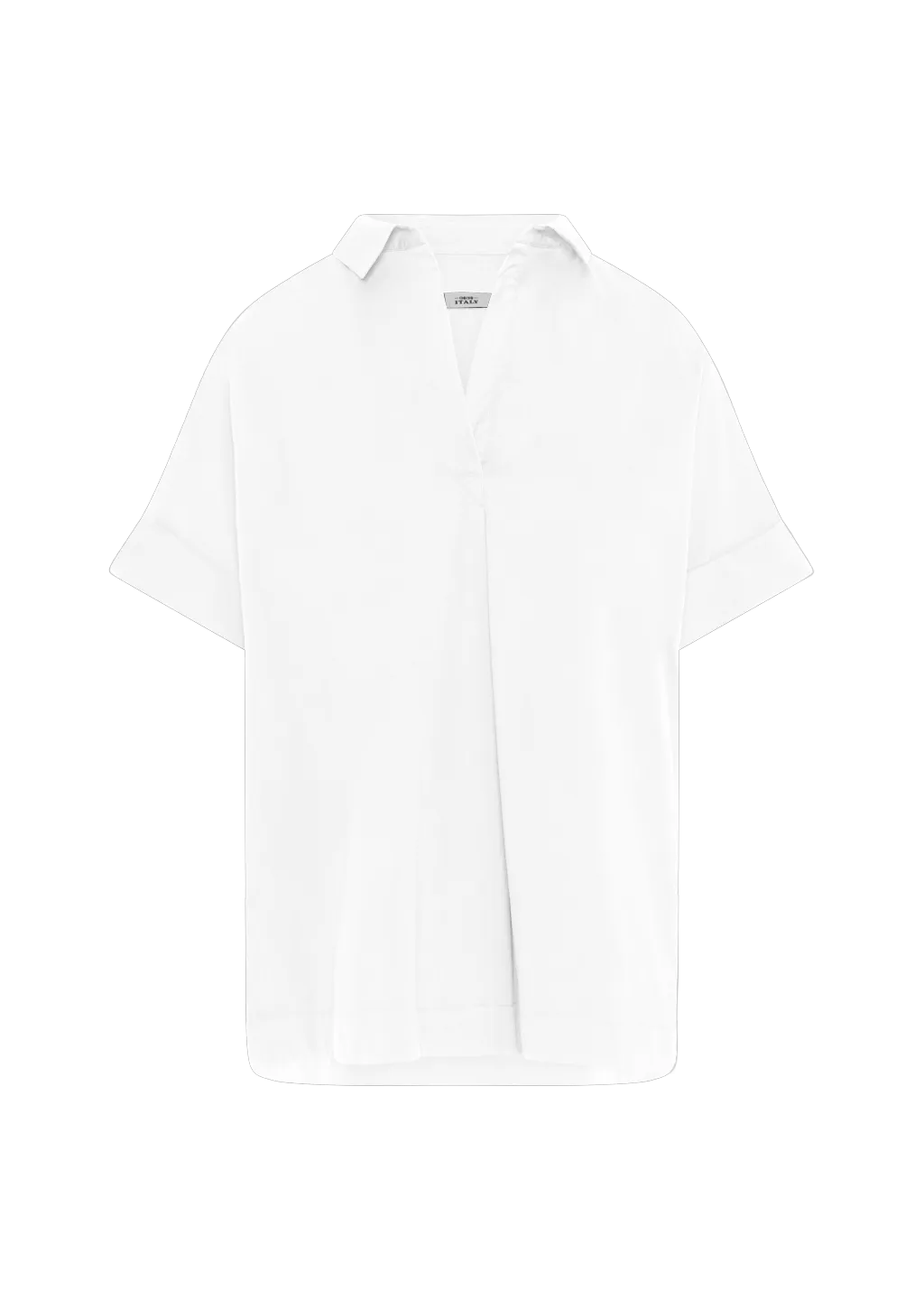 MIRANDA WHITE COTTON UNI BLOUSE