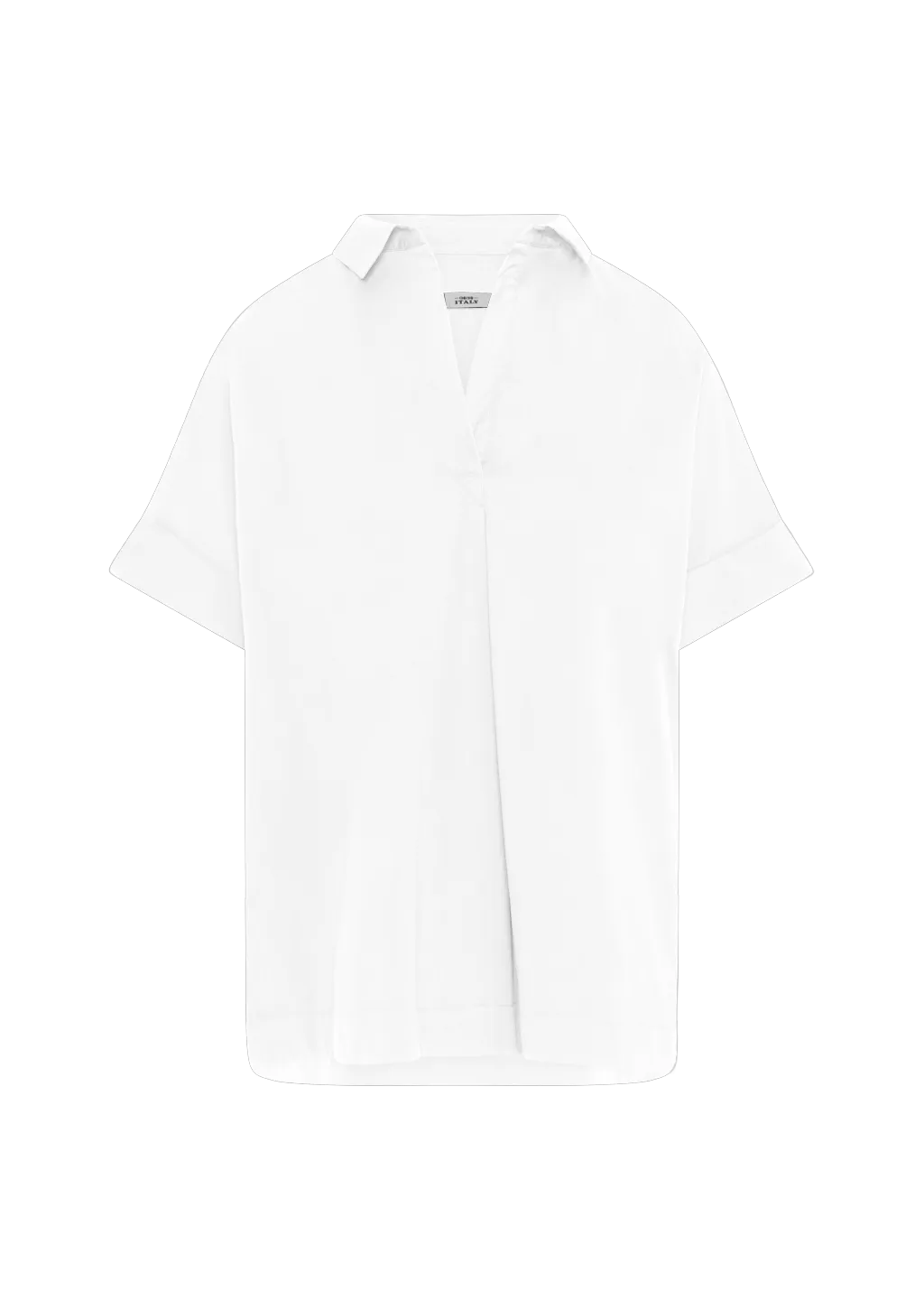 MIRANDA WHITE COTTON UNI BLOUSE