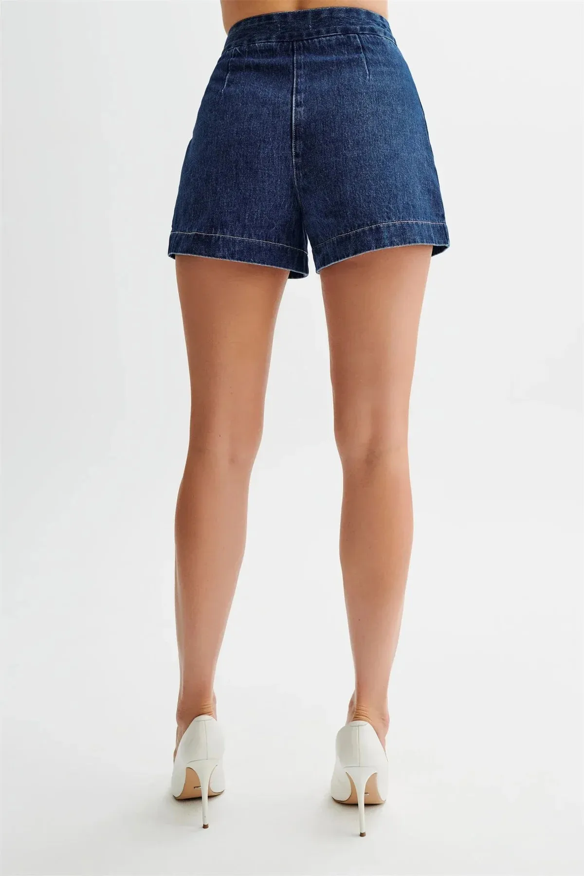 Mireille | Casual Denim Shorts Set