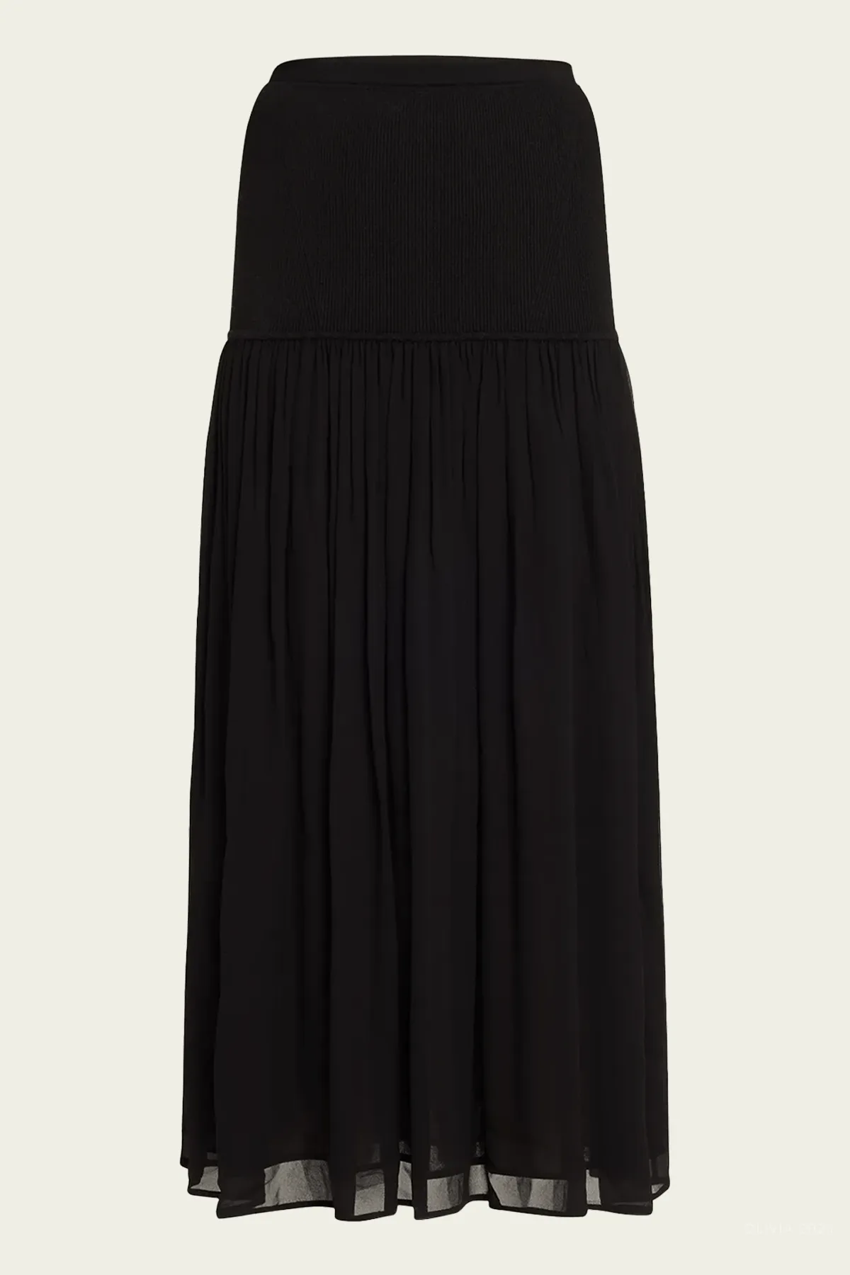 Miya Skirt in Noir