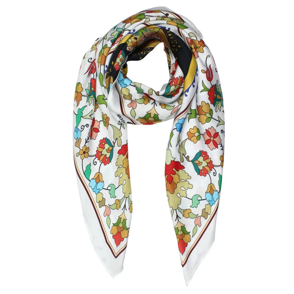 Modarta By Kamakshi Floral Printed Square Scarf