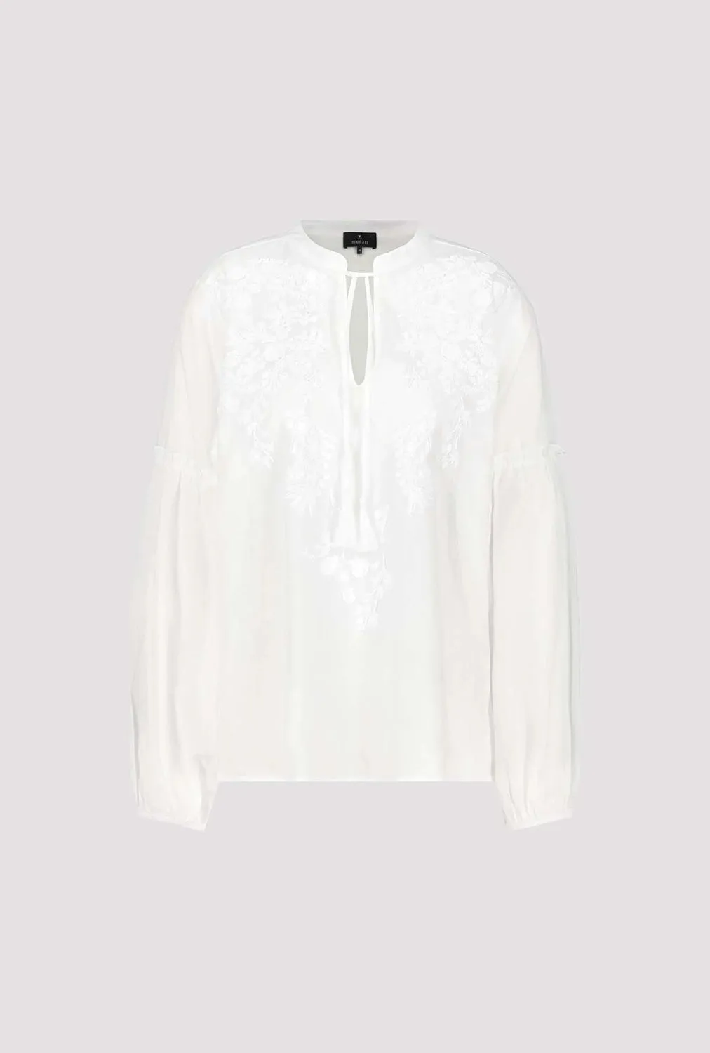 Monari Printed Blouse in White M408643