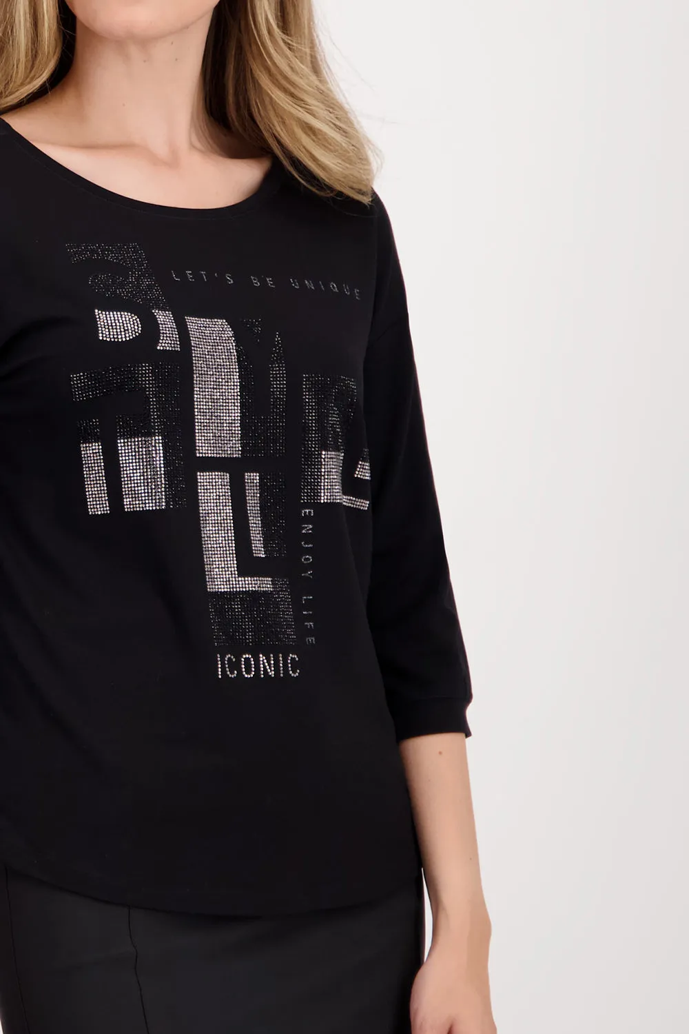 Monari T Shirt with Embellishment M807172