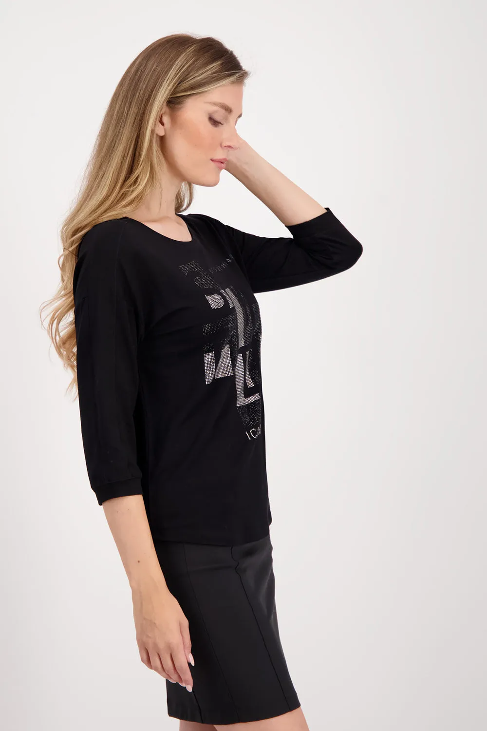 Monari T Shirt with Embellishment M807172