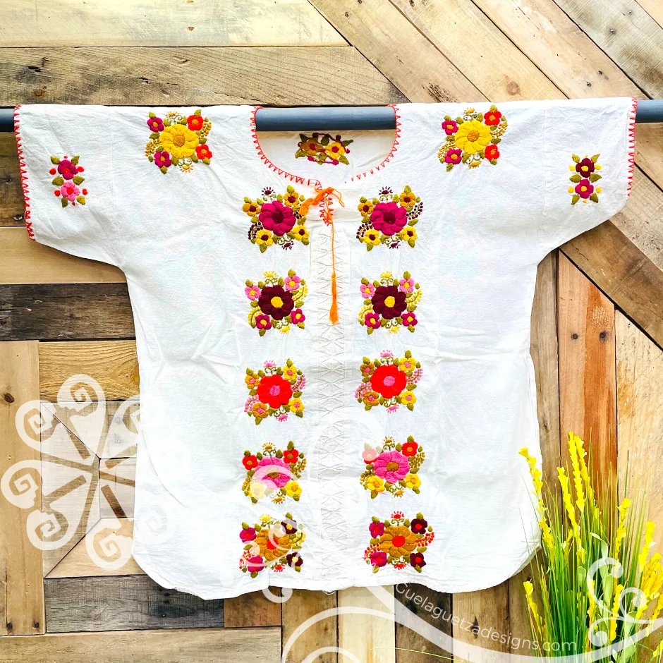 Morning Bouquet Chiapas Embroider Top- Plus Size