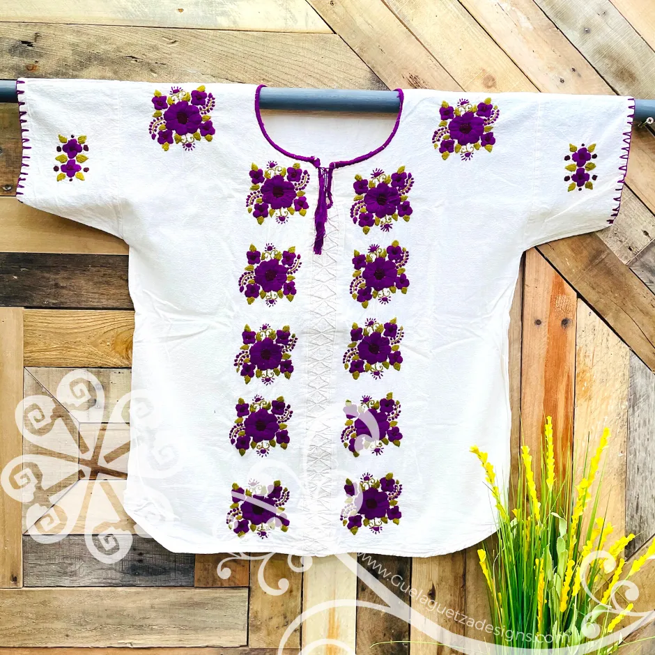 Morning Bouquet Chiapas Embroider Top- Plus Size