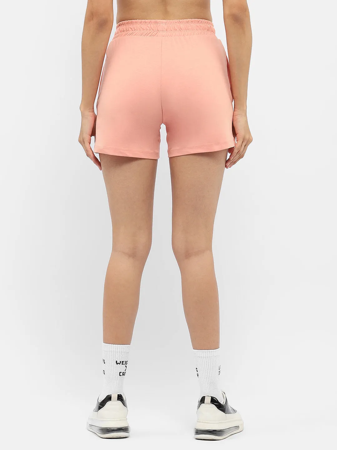 mSECRET Typography Peach Running Shorts