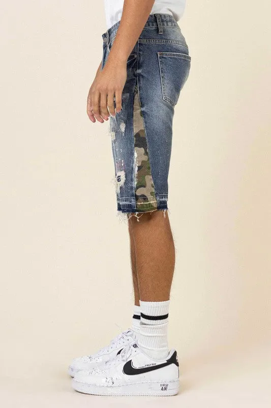 MULTI CAMO SHORTS