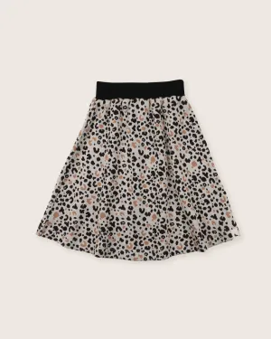 Multicolour Leopard Animal Print Skirt