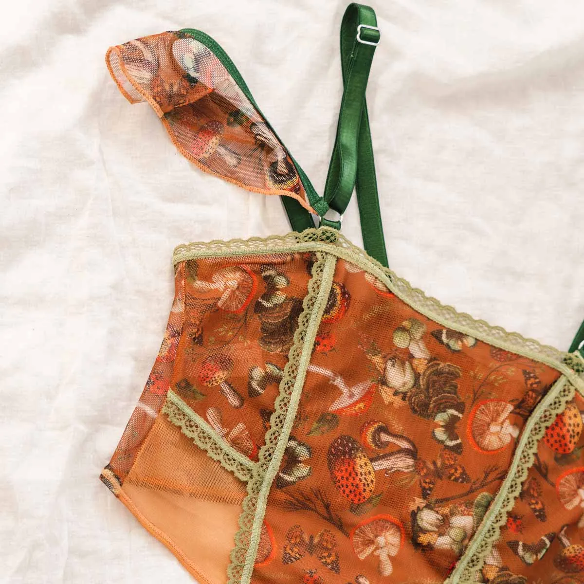 Mushroom Fairy Printed Corset