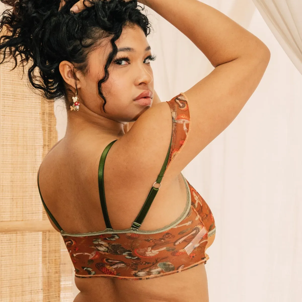 Mushroom Fairy Printed Corset