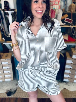 Natasha Stripe Shorts