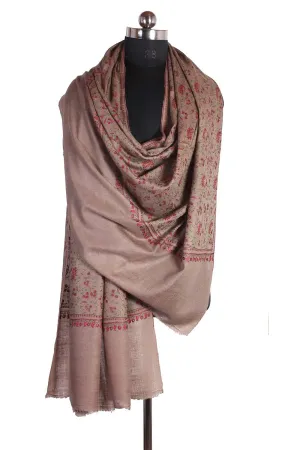 Natural Base  Cashmere Pashmina Shawl
