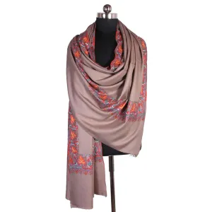 Natural Base Dordar Chinar Cashmere Pashmina Shawl