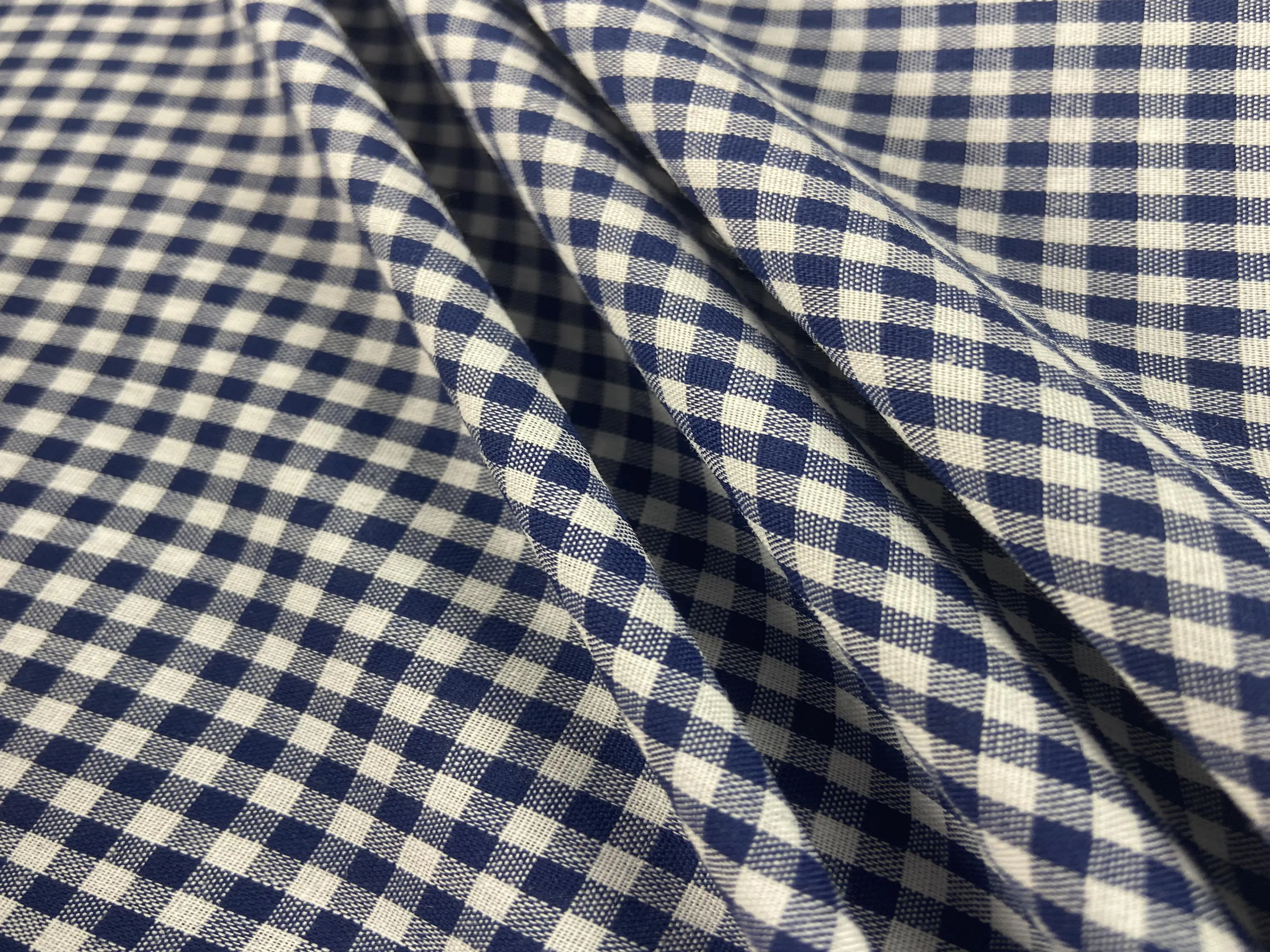 Navy Blue Gingham 1-8