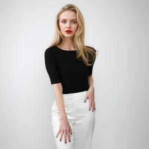 NEW! Florence Double Sheer Short Sleeve Top by AMB Designs