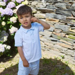 New In Deolinda Boys Lino Shorts Set - PRE ORDER
