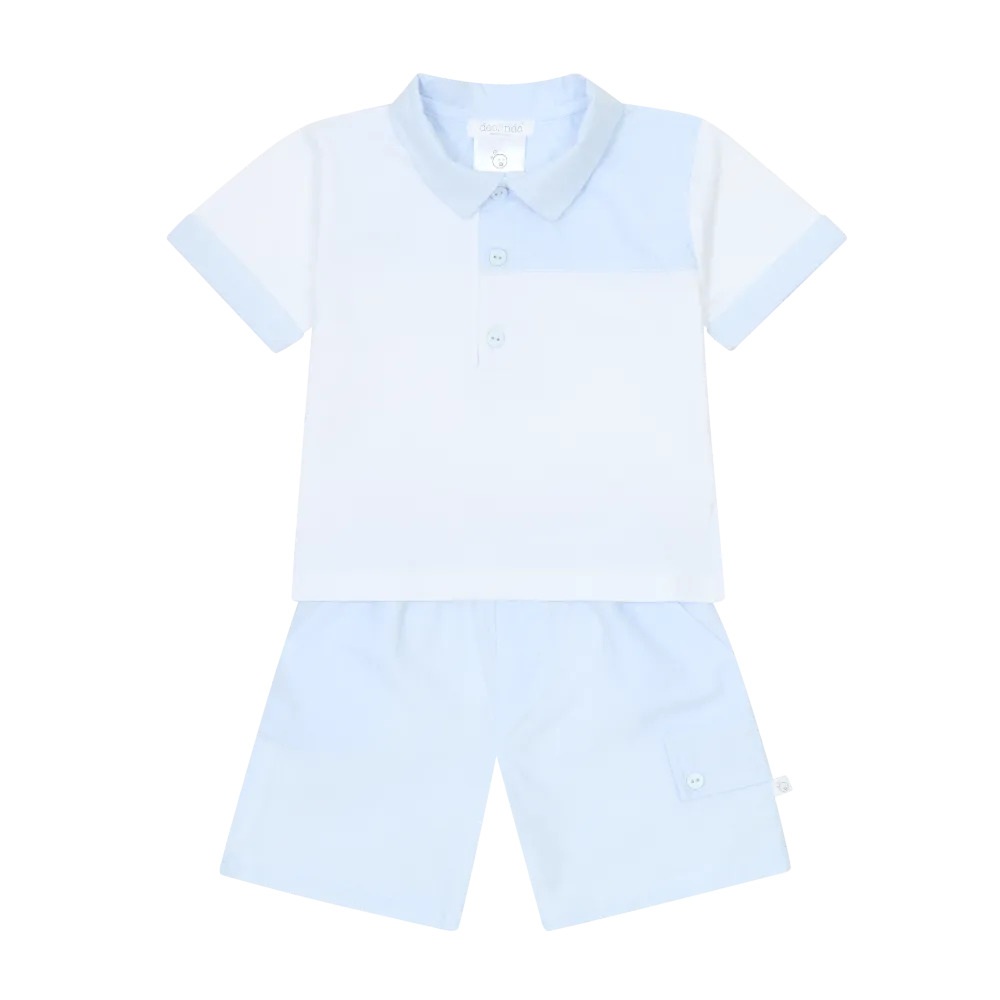 New In Deolinda Boys Lino Shorts Set - PRE ORDER