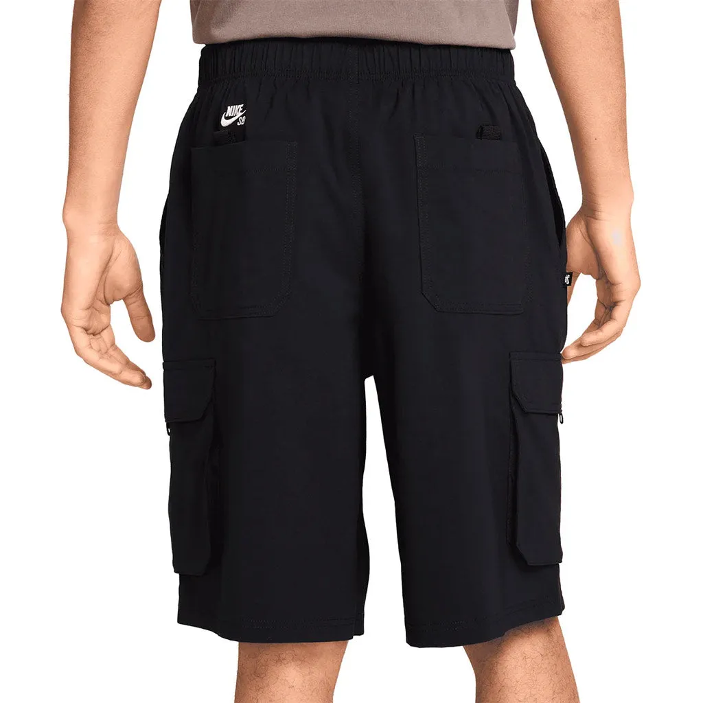 NIKE SB DRI-FIT KEARNY CARGO SHORT - BLACK/WHITE