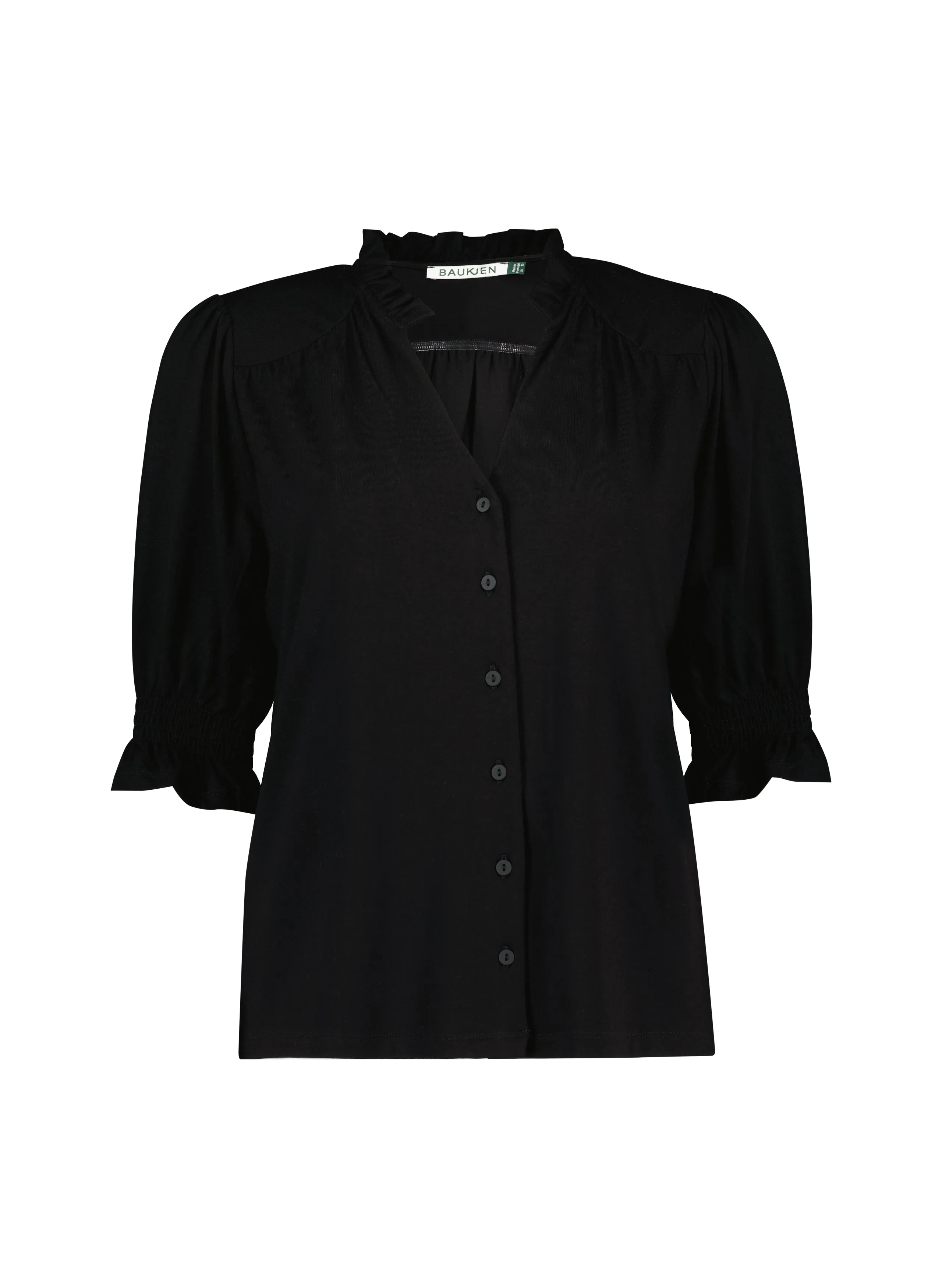 Noa LENZING™ ECOVERO™ Blouse | Caviar Black