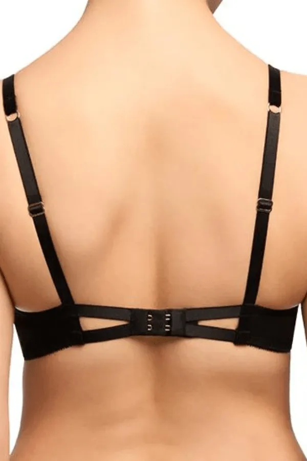 Nom de Plume Underwire Balconette Bra - Black