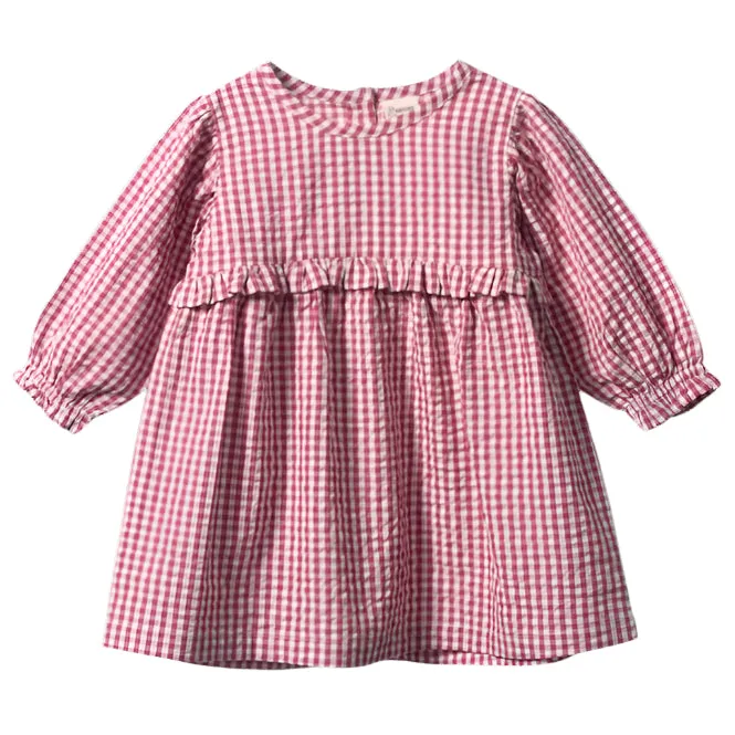 Nora Dress  || Jam Check | Nature Baby
